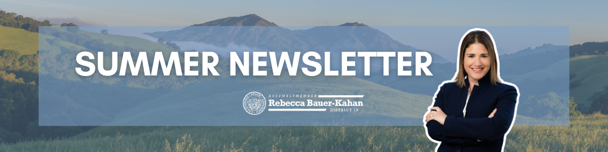 Asm. RBK Summer Newsletter Graphic