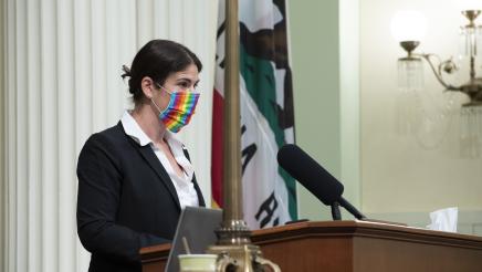 Assemblymember Bauer-Kahan Presiding at Session