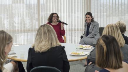 Assemblymember Bauer-Kahan discusses supporting women colleagues at the Capitol Network Luncheon