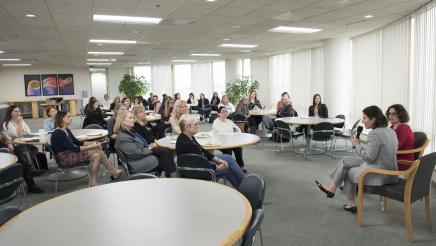 Assemblymember Bauer-Kahan discusses supporting women colleagues at the Capitol Network Luncheon