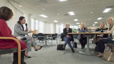 Assemblymember Bauer-Kahan discusses supporting women colleagues at the Capitol Network Luncheon