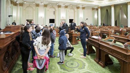 Assemblymember Bauer-Kahan Welcomes Green Valley Elementary School to the Capitol