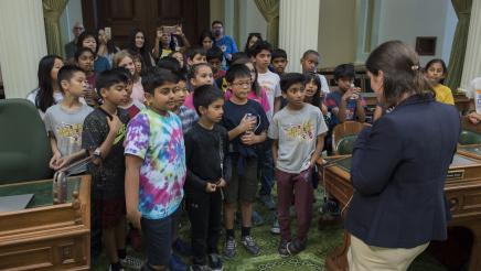Assemblymember Bauer-Kahan Welcomes Live Oak Elementary to the Capitol