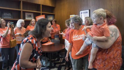 Assemblymember Bauer-Kahan Supports Moms Demand Action at Capitol