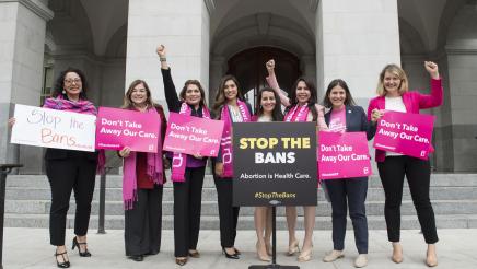  Garcia C_Bauer-Kahan_Wicks_Limon_Cervantes_Quirk-Silva_Loretta Sanchez_Rubio_Planned Parenthood Stop the Bans Rally 511 05-21-19.jpg